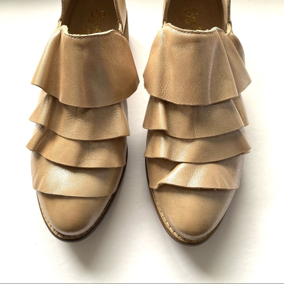 NEW Seychelles Open Mind Ruffle Booties 7.5 NWT - Picture 5 of 12